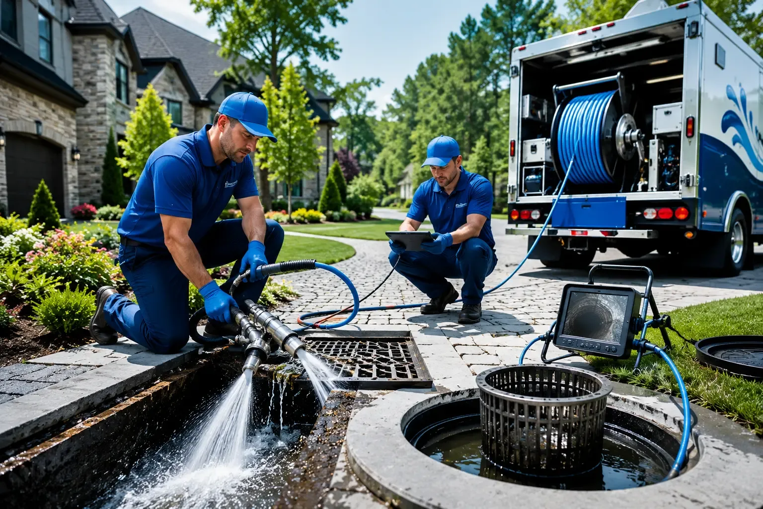 Local outdoor drain cleaning professionals in Kunkle, OH
